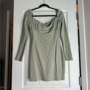 Sage green dress